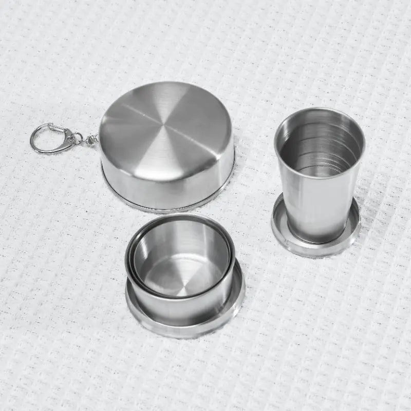 Portable Stainless Steel Folding Travel Coffee Cup
