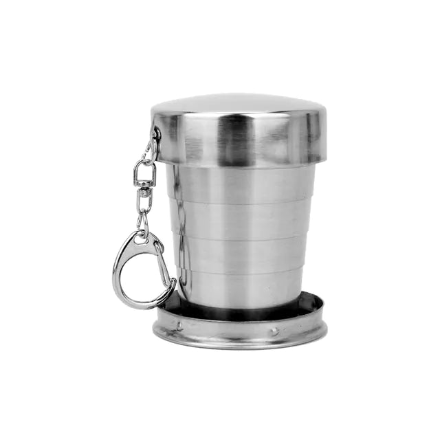 Portable Stainless Steel Folding Travel Coffee Cup