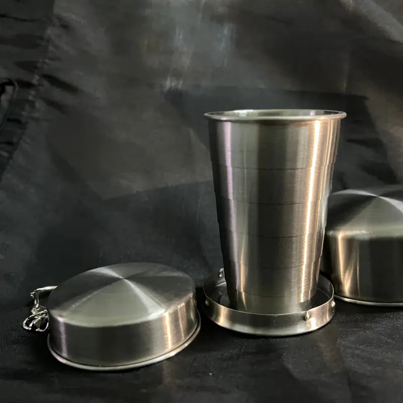 Portable Stainless Steel Folding Travel Coffee Cup