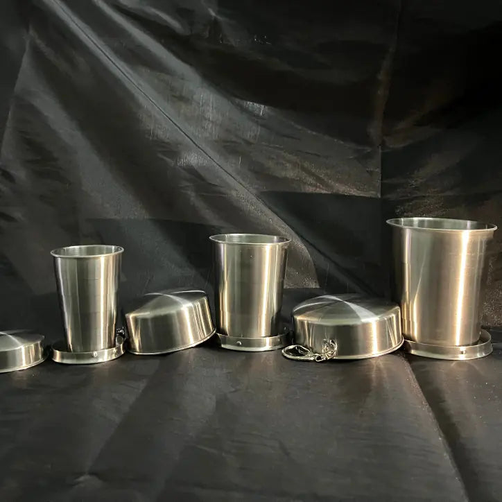Portable Stainless Steel Folding Travel Coffee Cup