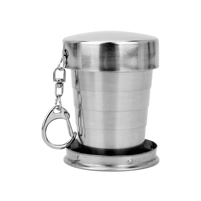 Portable Stainless Steel Folding Travel Coffee Cup